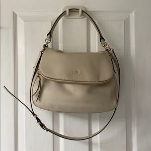 Kate Spade Cream Flap Shoulder Bag